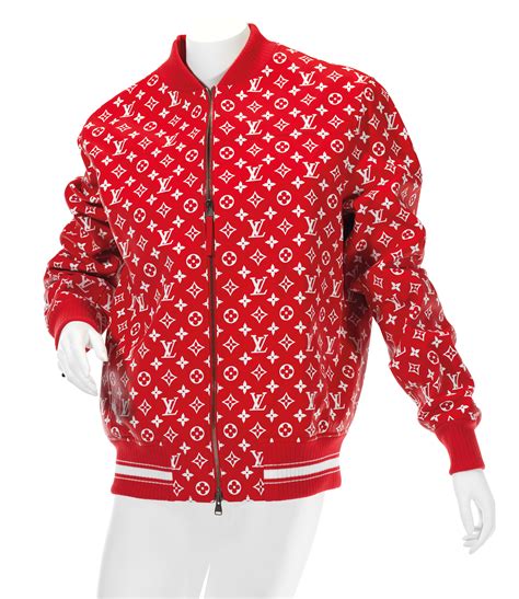 supreme luois vuitton bomber jacket replica|supreme x louis vuitton logo.